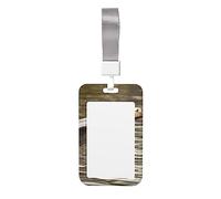 Plumage Spring Park - Porta badge con cordino per carta d'identità, per lavoratori in ufficio
