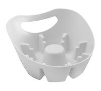 PLUMB CRAFT Aqua Vista 7506810 Maxclean WC e Scarico stantuffo - Potenza Massima Plunging per Tutti i Tipi di WC, MAXClean Universal Plunger Holder Drip Tray - Fits all Plungers, White