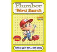 Plumber Word Search Puzzle book: Word Searches with Easy to Read Print about Plumbing, Construction, Plumbing Parts and More | 6x9 inches, 110 pages | ... Gift for Holidays, Vacations and Free Times