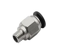 plumbify store 10 pz Connettori Pneumatici for Stampanti 3D Parti Giunto Rapido Accoppiatore 1.75/3mm Tubo Pc4 M6 Raccordi Tubo PTFE 2/4mm(PC4-M6)