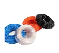 plumbify store Tubo in PU 6 * 4mm for Aria e Acqua 5 M/lotto Parti Pneumatiche Tubo Pneumatico ID 4mm OD 6mm(schwarz)