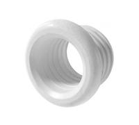 PLUMBING4HOME Polypipe Tubo Capo Riduttore Adattatore del connettore in Gomma rifiuti pushfit 50 Millimetri Bianco x45 Millimetri