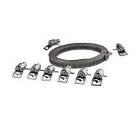 Plumbob 816716 - Fascetta stringitubo in acciaio INOX, 8 pezzi