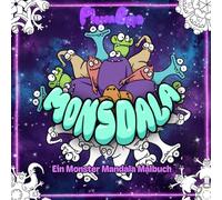 PlumBoo MONSDALA: Ein Monster-Mandala-Malbuch für Jugendliche und Erwachsene