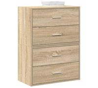 Plumbpyr Armadietto con 2 cassetti, 2 pezzi, rovere Sonoma, 60 x 31 x 40 cm, comò, credenza, armadietto, credenza, armadietto, armadietto, armadietto, armadietto basso, armadietto basso, per soggiorno