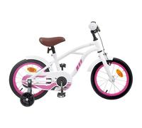 Plumbpyr Bicicletta per bambini da 2 a 4 anni, in acciaio, con manubrio regolabile e sellino, con parafango, freno, campanello, leggera a due ruote per il tempo libero, le gite, la città e lo sport