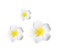 Plumeria - Fermaglio per capelli a forma di fiore, da viaggio, per matrimonio, per acconciature sottili coreane