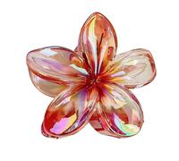 Plumeria - Fermaglio per capelli, grande, alla moda, adorabile, ornamento da principessa