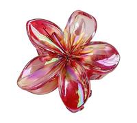 Plumeria - Fermaglio per capelli, grande, alla moda, adorabile, ornamento da principessa