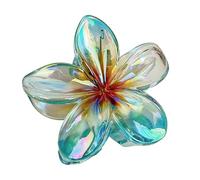 Plumeria - Fermaglio per capelli, grande, alla moda, adorabile, ornamento da principessa