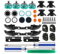 Plumflex Kit di Ricambio per Controller di , Cappuccio per Impugnature Levette, Joystick, Paraurti, Pulsanti ABXY, per Controller 1708