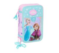 Plumier Triplo Frozen Cool days Violetta Blu cielo 12,5 x 19,5 x 5,5 cm 36 Pe