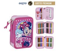 Plumier Triplo Minnie Mouse Rosa 12,5 x 6,5 x 19,5 cm