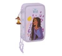 Plumier Triplo Wish Lilla 12.5 x 19.5 x 5.5 cm [36 Pezzi]
