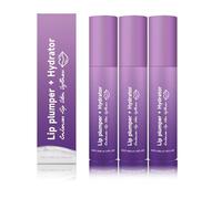Plumper di riempimento per labbra, balsamo idratante per riparare labbra screpolate a secco, rossetto colorato per labbra dall'aspetto pieno, formula idratante leggera, non grassa (3pcs)