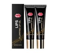 Plumpify Hydrating Lip Serum, olio per labbra nutriente quotidiano che idrata e riempie le labbra, riduce le linee sottili e non appiccicoso, idratante (2 pezzi)
