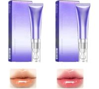 Plumping & Anti-Wrinkle Hydrating Lip Serum, Color-changing Lip Plumper Serum, Lips Care Serums,Plumping, Hydrating, Increase Lips Elasticity (01+02)