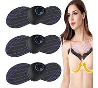 PlumpyLift Breast Microcurrent Massager,USB Wireless Breast Massager, Portable Electric Vibration Bust Lift Enhancer Machine for Enlargement Anti Sagging (3pcs)