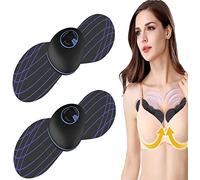 PlumpyLift - Massaggiatore per microcorrenti al seno, senza fili USB, portatile elettrico vibrante per sollevamento del busto, per allargamento anti cedimenti (2 pezzi)