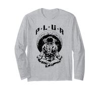 Plur Pace Amore unità Rispetto Techno Rave EDM Astronauta Maglia a Manica