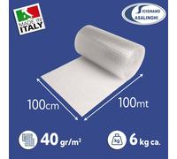 Pluriball Pluriboll Telo Bolli Bollicine Imballo 100m Altezza Mt 1 Trasloco