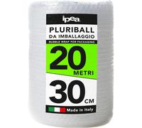 Pluriball per Imballaggio E Spedizioni - Rotolo Da 20 Metri X 30 Cm - Made in It