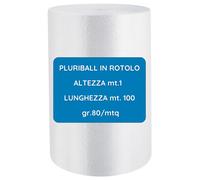 PLURIBALL TELO A BOLLE PER IMBALLO cm.100H LUNGHEZZA mt.100 PESANTE gr.80/mtq