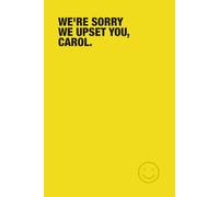 Pluribus Themed Notebook: Notebook for Meetings | We're Sorry We Upset You Carol | 6x9 Inches, 100 Pages for Innie Records