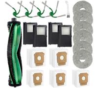 Plus 415 Combo Accessori di ricambio per iRobot Roomba Plus 515 / Plus 576 / Plus 516/ 415X Combo, accessori per aspirapolvere con 1 spazzola principale, 4 filtri HEPA, 4 spazzole laterali, 5