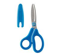 PLUS Curved Kids, forbici bambini, lame curve, antiaderenti, colore Blu