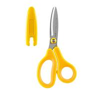 PLUS Curved Kids, forbici bambini, lame curve, antiaderenti, colore giallo