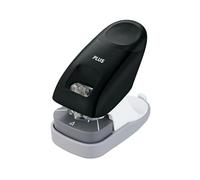 PLUS Giappone, cucitrice senza graffette, modello da tavolo, nero, capacità di pinzatura 10 fogli, confezione da 1 pezzo (1 x 1 cucitrice)