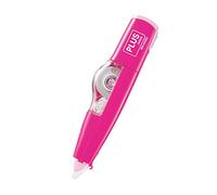 PLUS Japan Correttore roller MR a forma di penna ricaricabile, ecologico, rosa 6 m x 4,2 mm