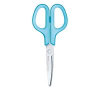PLUS Japan Fitcut Curve Forbici Acciaio Inox, BLU, PER MANCINI, lame curve, affilate, 17,5 cm
