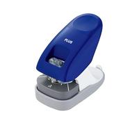 PLUS Japan Graffatrice senza graffette da scrivania blu, spilla fino a 10 pagine senza graffette