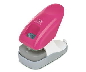 PLUS Japan, Staple-Free Stapler Desktop Model Pink, 10 sheet capacity, 1 piece p