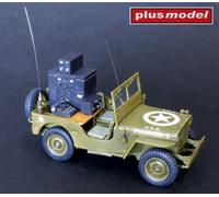 Plus Model 565 - 1/35 Jeep Con Attrezzatura Radio - Nuovo