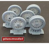 Plus Model DP3016 - 1/35 Cerchi Set per Lanchester - Nuovo