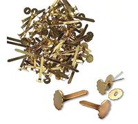 Plus Office FL-25-Encuadernador ottone con rondella, confezione da 100 pezzi, 25 mm