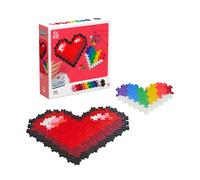 Plus-Plus 3911 Herz 9603911 Ingenious Construction Toy, Puzzle, Creative Buildin