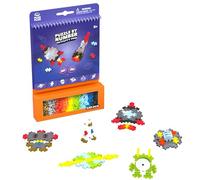 Plus-Plus 3989 Geniale giocattolo da costruzione, Activity Pad Weltall, set di mattoncini per figure 2D e 3D, mattoncini creativi per bambini dai 5 anni in su, 125 pezzi