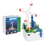 Plus-Plus 9607013 BOKS - Set di 220 mattoncini creativi da Costruzione, con Pannello, Giocattolo geniale