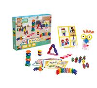 Plus-Plus BIG - Learn to Build Activity 3448 Building Blocks, Multicolour, 130 P