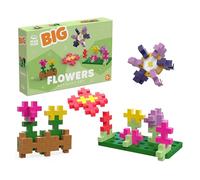 Plus-Plus Big - Set attività - fiori - 40 pezzi