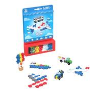 Plus-Plus - Blocco attività per bambini, 125 pezzi, tema trasporto, aereo, barca, auto, camion, gioco di costruzione per bambini dai 5 anni, giocattolo educativo e giocoso per ragazze e ragazzi
