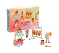 PLUS PLUS Building Blocks Toy - Learn to Build Ice Cream Toy, Includes 275 Pcs P