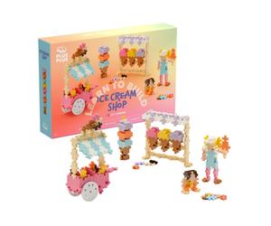 PLUS PLUS Building Blocks Toy - Learn to Build Ice Cream Toy, Includes 275 Pcs P