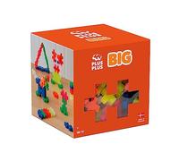 Plus Plus Costruzioni Big Neon - Giochi Per Bambini 1 Anno In Su | Costruzioni Per Bambini | Giochi Educativi 1 Anno | Unico Plus Costruzioni 100 Pezzi