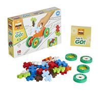 BIG MAKE & GO con 4 ruote PLUS PLUS costruzioni in plastica 29 PEZZI GRANDI età