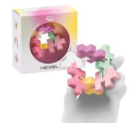 Plus-Plus Hexel Flex Bausteine, Rosa